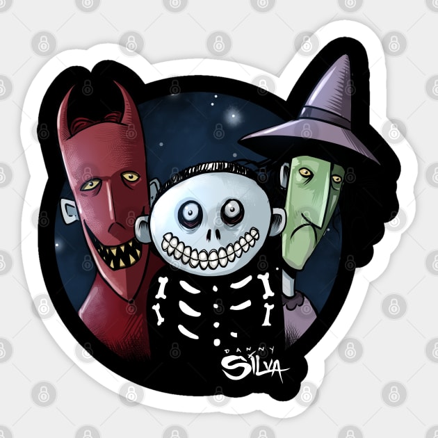 Lock , Shock and Barrel Sticker by dsilvadesigns